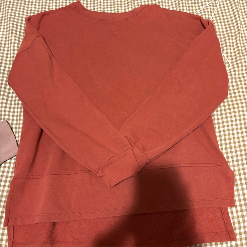 Rust Long Sleeve Sweatshirt